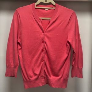 J. Crew Pink Cardigan | Medium